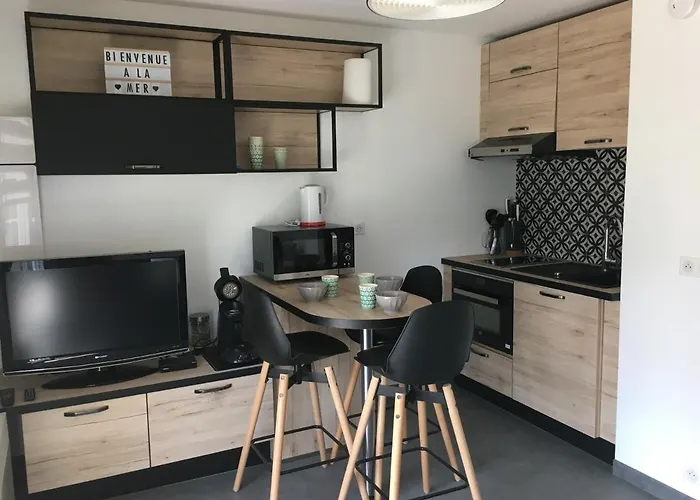 Apartment Front De Avec Terrasse Et Acces Direct A Merville-franceville - Fr-1-487-329